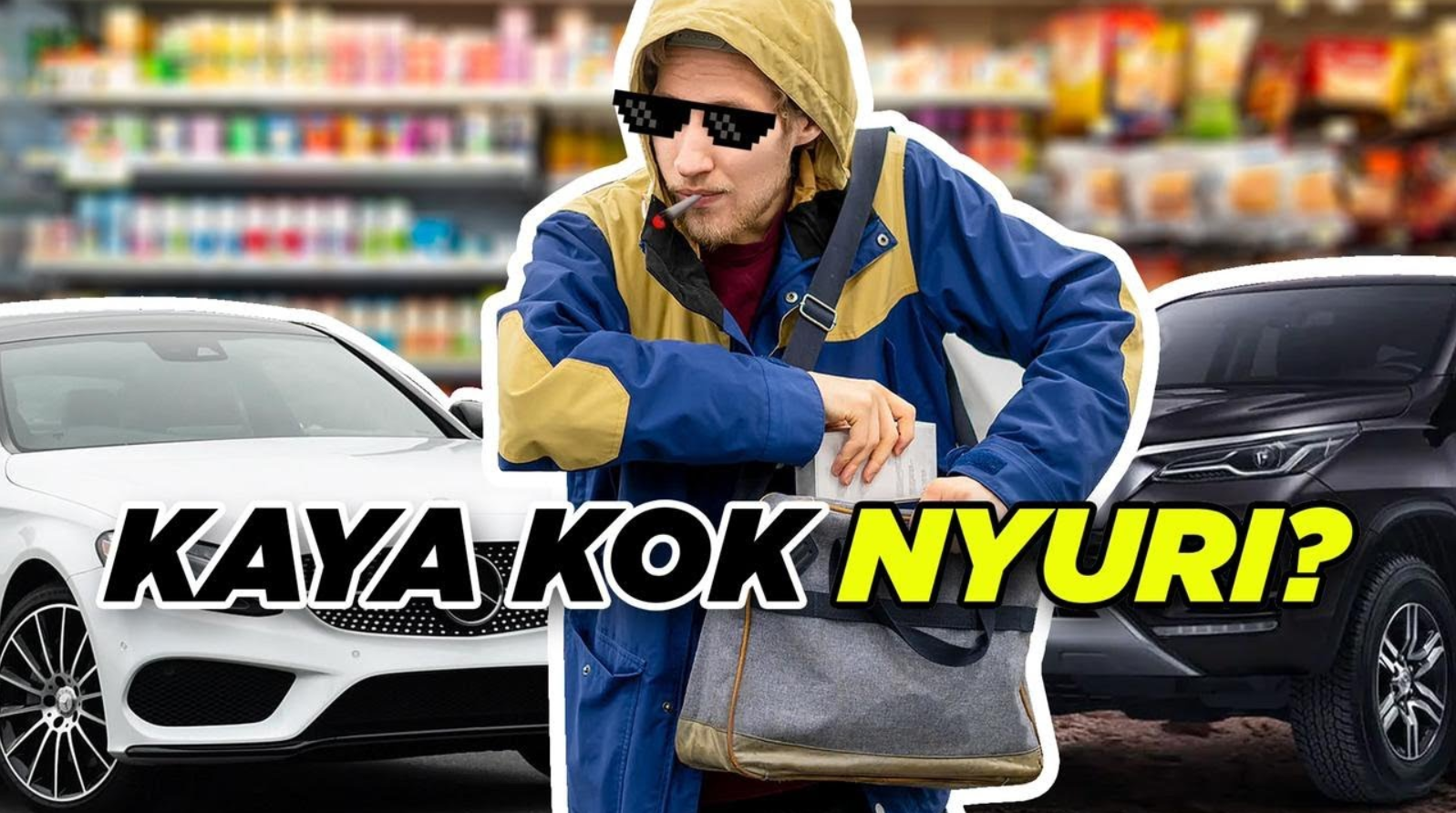 Mencuri di minimarket, dikira tak mampu. Ternyata, justru sebaliknya. Kaya kok nyuri?
